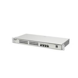 Switch Administrable Capa 2+ Plus, con 24 puertos Gigabit, 4 puertos SFP+ para fibra 10Gb, gestión gratuita desde la