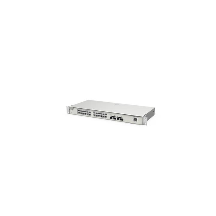 Switch Administrable Capa 2+ Plus, con 24 puertos Gigabit, 4 puertos SFP+ para fibra 10Gb, gestión gratuita desde la