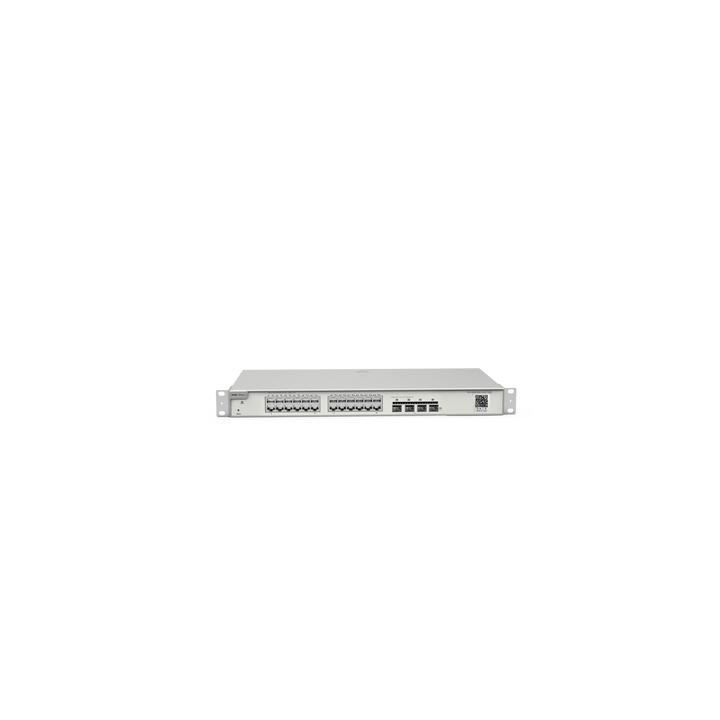 Switch Administrable Capa 2+ Plus, con 24 puertos Gigabit, 4 puertos SFP+ para fibra 10Gb, gestión gratuita desde la