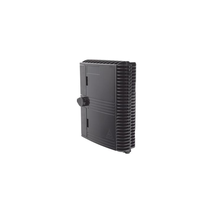 Cierre de Empalme para 24 fusiones de fibra óptica, Interior/Exterior, con 8 acopladores SC/APC y splitter 1x8 SC/APC