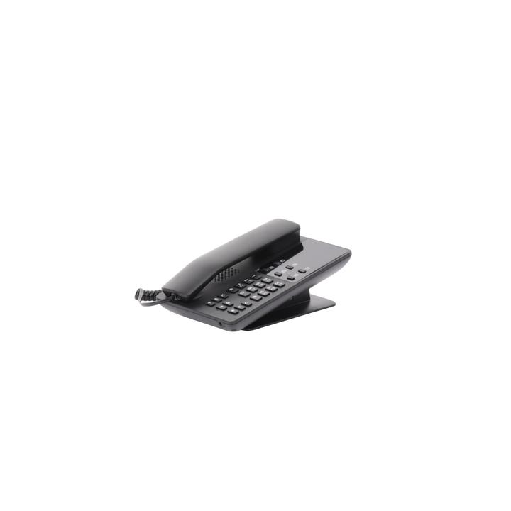 Teléfono IP Hotelero, 2 líneas SIP con 2 cuentas, codec Opus, IPV4/IPV6, color negro, con gestión en la nube GDMS
