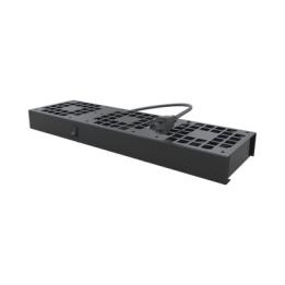 Kit de 3 Ventiladores 110 Vca (12 x 12 cm) con Clavija para Gabinete de Piso
