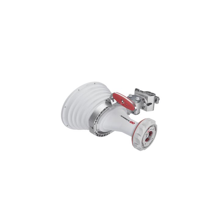 Antena asimétrica de 30° (30°H 20°V) 20.5 dBi tipo cuerno 5180-6000 MHz altamente eficiente, sin cables, sin