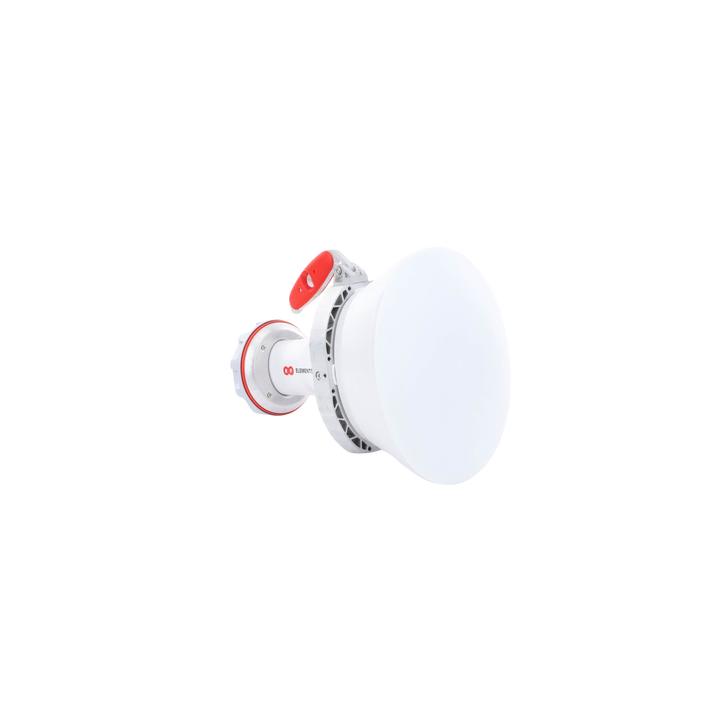 Antena asimétrica de 30° (30°H 20°V) 20.5 dBi tipo cuerno 5180-6000 MHz altamente eficiente, sin cables, sin