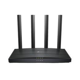 Router WiFi 6 AX 1500Mbps / MU-MIMO 2X2 y OFDMA / 1 Puerto WAN 10/100/1000 Mbps / 3 Puertos LAN 10/100/1000 Mbps / 4