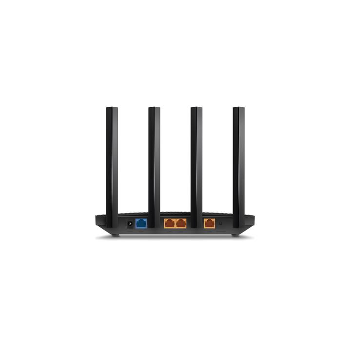 Router WiFi 6 AX 1500Mbps / MU-MIMO 2X2 y OFDMA / 1 Puerto WAN 10/100/1000 Mbps / 3 Puertos LAN 10/100/1000 Mbps / 4