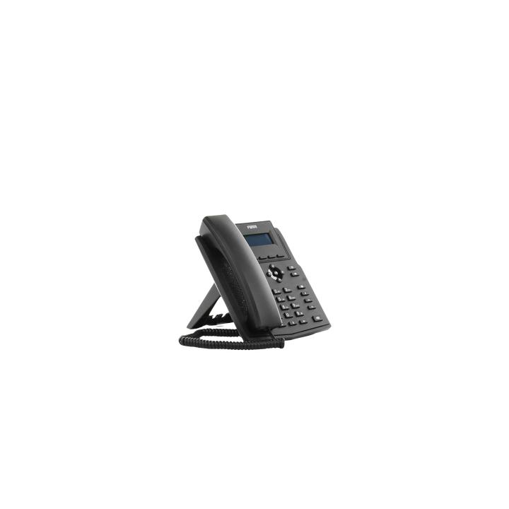 Teléfono IP / 2 Líneas SIP / Pantalla LCD 2.3" 132x64 / Audio HD G.722 y Opus / Conferencia 6 Vías / PoE 802.3af /