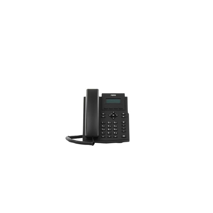 Teléfono IP / 2 Líneas SIP / Pantalla LCD 2.3" 132x64 / Audio HD G.722 y Opus / Conferencia 6 Vías / PoE 802.3af /