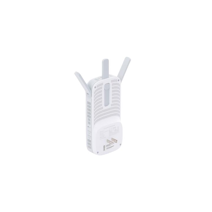 Repetidor / Extensor de Cobertura WiFi AC, 1750 Mbps, doble banda 2.4 GHz y 5 GHz, con 1 puerto 10/100/1000 Mbps, 3