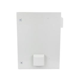 Gabinete Ventilado de Acero IP55 Uso en Exterior (500 x 700 x 250 mm) con Placa Trasera Interior Metálica y Compuerta