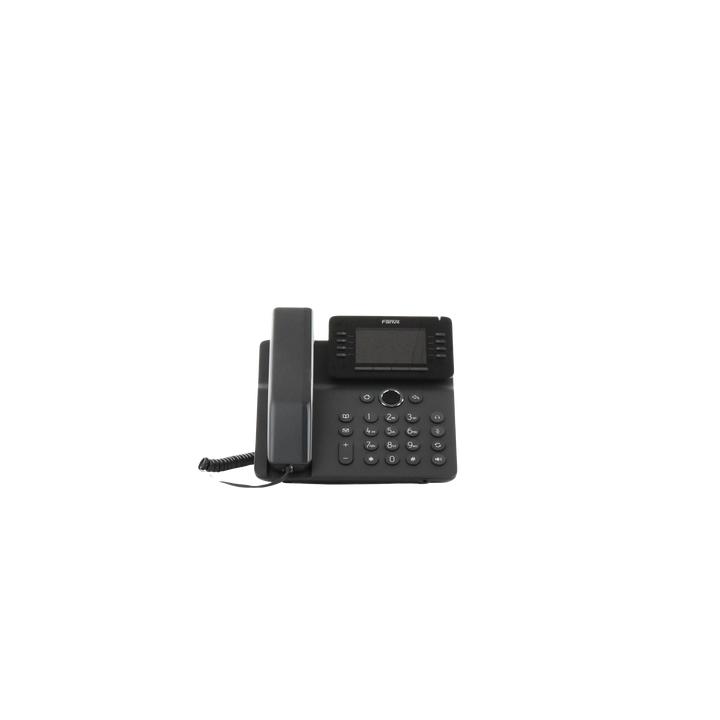 Teléfono IP Empresarial Esencial WiFi / Bluetooth, 12 líneas SIP, pantalla a color 3.5", PoE, puertos Gigabit,