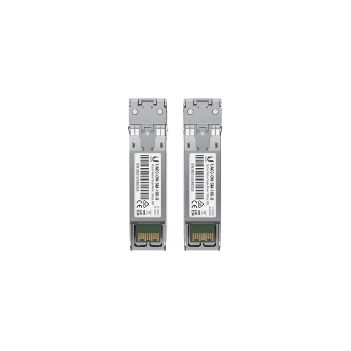 UFiber Módulo SFP+, transceptor MiniGibic MonoModo 10 Gbps, distancia 10 km, un conector LC. Incluye 2 piezas