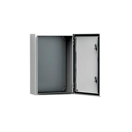 Gabinete de Uso Exterior MAS 500 x 400 x 260 mm NEMA 4/12/13; IP66; IK10 de Acero Dulce 1.5 mm con Platina de Montaje
