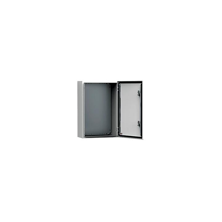 Gabinete de Uso Exterior MAS 500 x 400 x 260 mm NEMA 4/12/13; IP66; IK10 de Acero Dulce 1.5 mm con Platina de Montaje