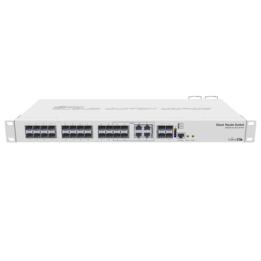 (CRS328-4C-20S-4S+RM) Cloud Router Switch Administrable L3, 4 puertos combo TP/SFP, 20 Puertos SFP, 4 Puertos SFP+