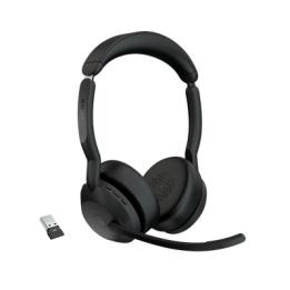 Jabra Evolve2 55, Auricular stereo versión MS, dongle USB-A con cancelación de ruido (25599-999-999)