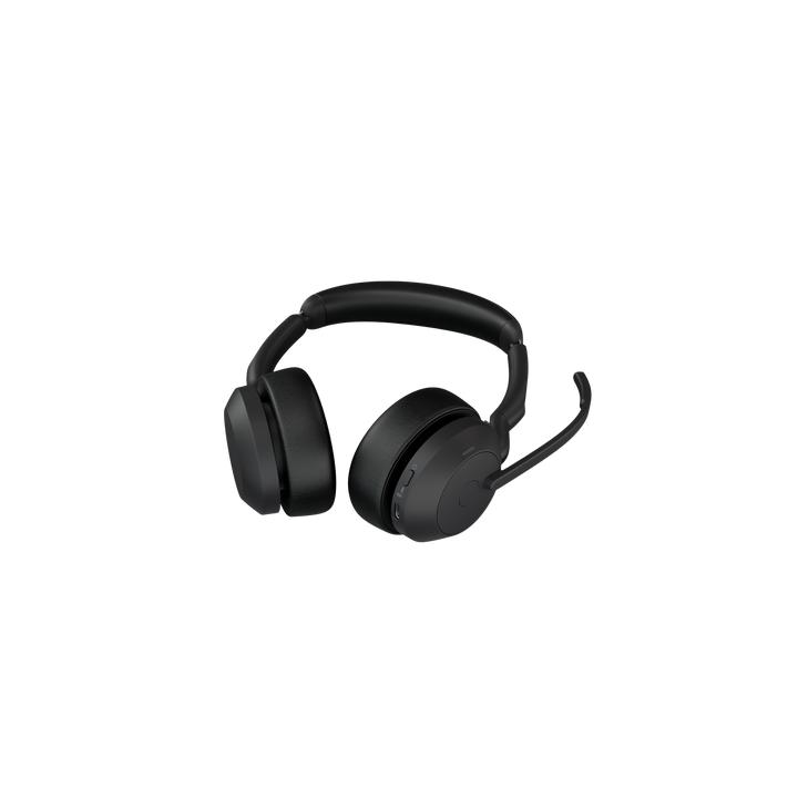 Jabra Evolve2 55, Auricular stereo versión MS, dongle USB-A con cancelación de ruido (25599-999-999)