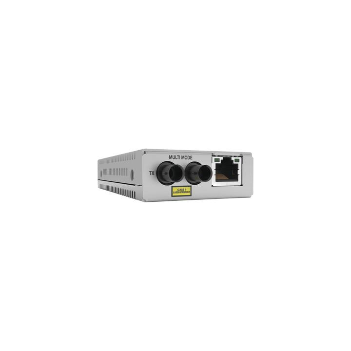 Convertidor de medios Fast Ethernet a fibra óptica, conector ST, multimodo (MMF), distancia hasta 2 km
