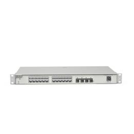 Switch Administrable Capa 3 con 24 puertos Gigabit + 4 SFP+ para fibra 10Gb, gestión gratuita desde la nube