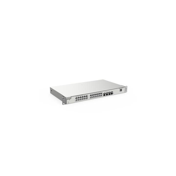 Switch Administrable Capa 3 con 24 puertos Gigabit + 4 SFP+ para fibra 10Gb, gestión gratuita desde la nube