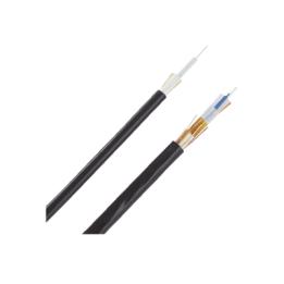 Cable de Fibra Óptica de 6 Hilos, Monomodo OS2, Interior/Exterior, Loose Tube 250um, No Conductiva (Dieléctrica),