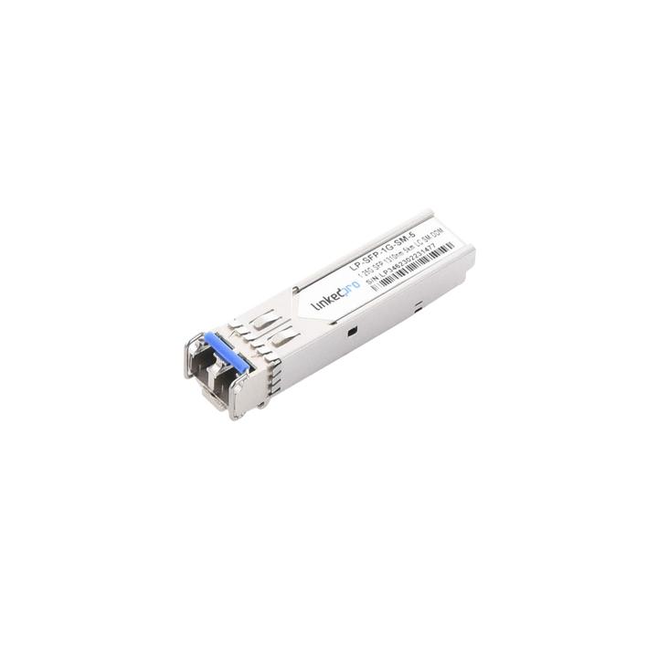 Transceptor Óptico SFP (Mini-Gbic) / Monomodo 1310 nm / 1.25 Gbps / 1000BASE / Conectores LC/UPC Dúplex / DDM / Hasta