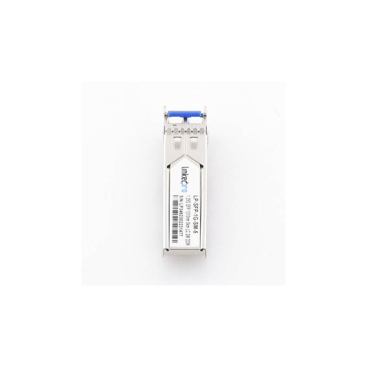 Transceptor Óptico SFP (Mini-Gbic) / Monomodo 1310 nm / 1.25 Gbps / 1000BASE / Conectores LC/UPC Dúplex / DDM / Hasta