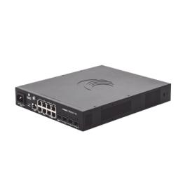 Switch cnMatrix TX1012-AC-P PoE Ideal para WISP  / 8 Puertos Gigabit PoE + 4 SFP+ / PoE Budget 200W /Capa 2 y Capa 3 /