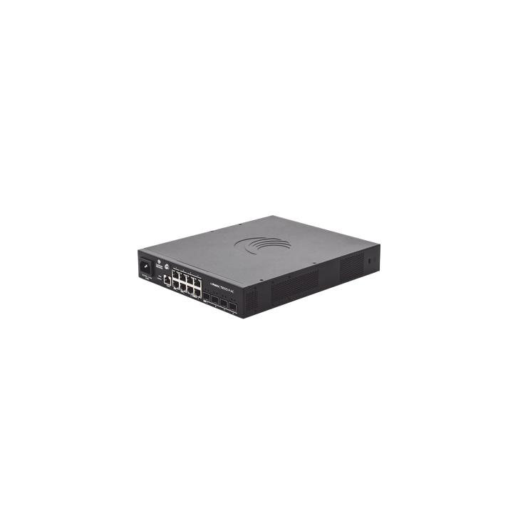 Switch cnMatrix TX1012-AC-P PoE Ideal para WISP  / 8 Puertos Gigabit PoE + 4 SFP+ / PoE Budget 200W /Capa 2 y Capa 3 /