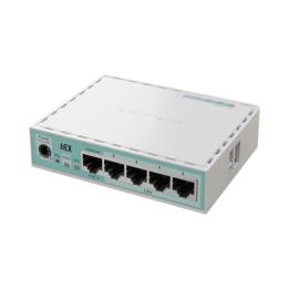 (Hex Version 2024) Router con 5 Puertos Gigabit Ethernet, 1 Puerto USB / CPU ARM Doble Nucleo/ RAM 512 MB/ Balanceo de