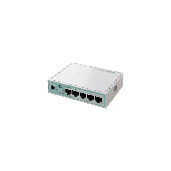 (Hex Version 2024) Router con 5 Puertos Gigabit Ethernet, 1 Puerto USB / CPU ARM Doble Nucleo/ RAM 512 MB/ Balanceo de