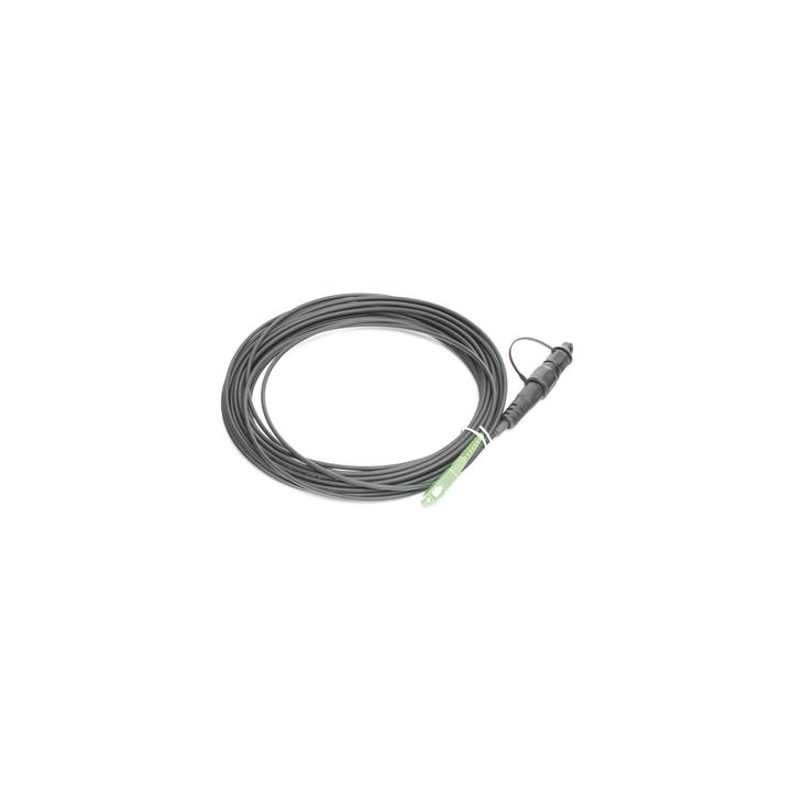 Jumper de Fibra Óptica, Conector SC/APC - Conexión a Caja FDP460, Redondo, 10 Metros (32.81 Pies), Forro 3 mm,