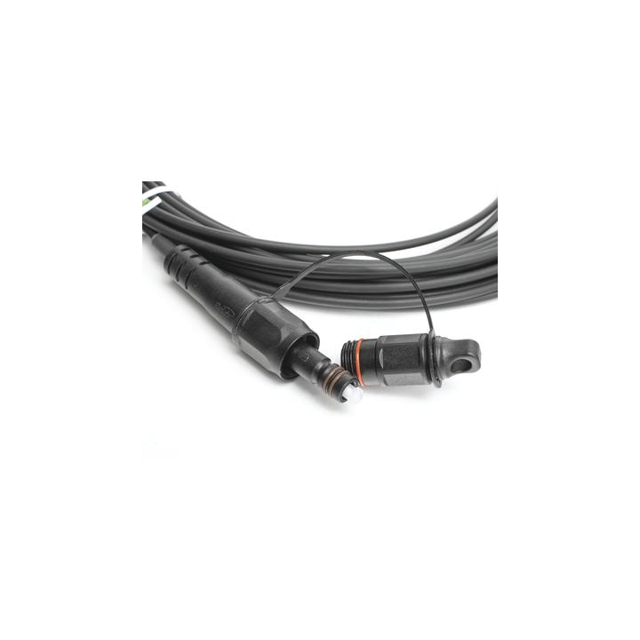 Jumper de Fibra Óptica, Conector SC/APC - Conexión a Caja FDP460, Redondo, 10 Metros (32.81 Pies), Forro 3 mm,