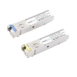 Transceptores Ópticos Bidireccionales SFP (Mini-Gbic) / Monomodo 1310 & 1550 nm / 1.25 Gbps / 1000BASE-BX / Conector
