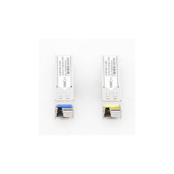 Transceptores Ópticos Bidireccionales SFP (Mini-Gbic) / Monomodo 1310 & 1550 nm / 1.25 Gbps / 1000BASE-BX / Conector