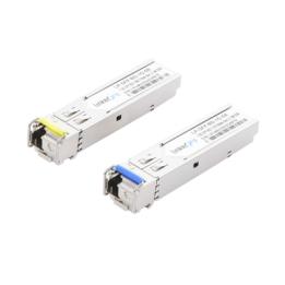 Transceptores Ópticos Bidireccionales SFP (Mini-Gbic) / Monomodo 1310 & 1550 nm / 1.25 Gbps / 1000BASE-BX / Conector