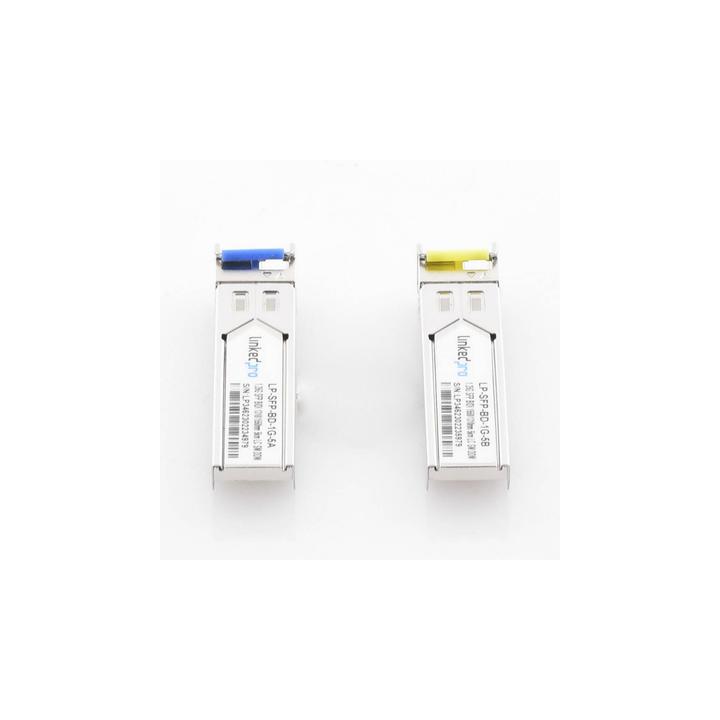 Transceptores Ópticos Bidireccionales SFP (Mini-Gbic) / Monomodo 1310 & 1550 nm / 1.25 Gbps / 1000BASE-BX / Conector