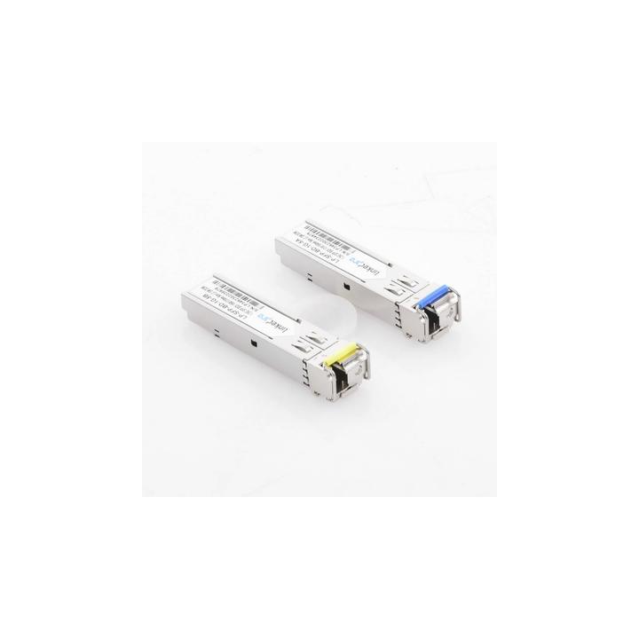 Transceptores Ópticos Bidireccionales SFP (Mini-Gbic) / Monomodo 1310 & 1550 nm / 1.25 Gbps / 1000BASE-BX / Conector