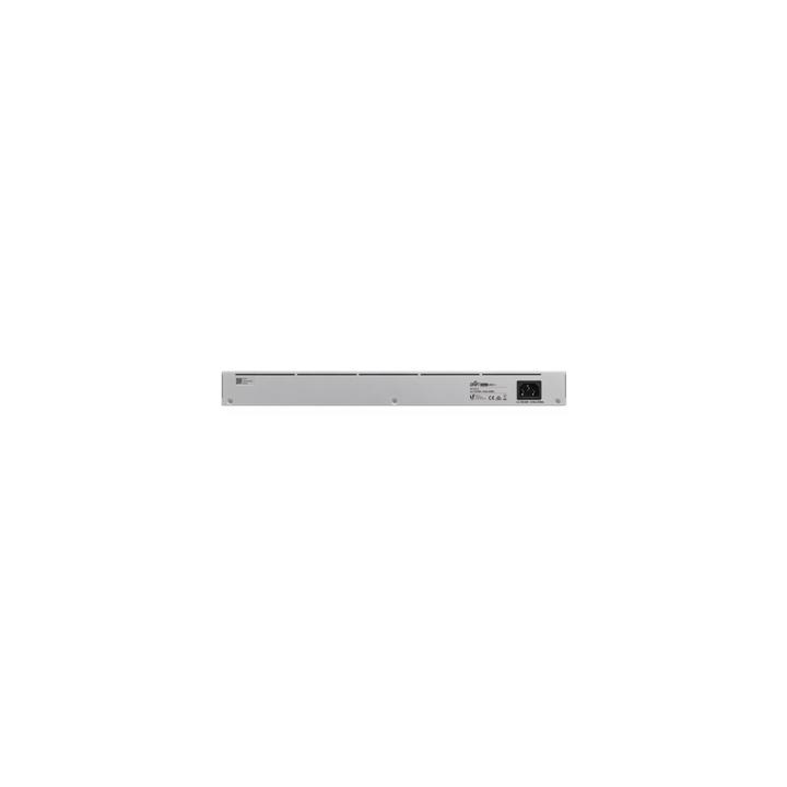 UniFi Switch USW-24, Capa 2 de 24 puertos 10/100/1000 Mbps + 2 puertos 1G SFP, pantalla informativa
