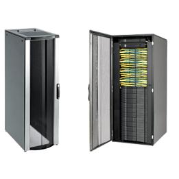 Gabinete Rack ProLine ConnecTek 42 UR / 2000 x 800 x 1100 mm Con Capacidad 1134 kg  Acero, Color Negro Con