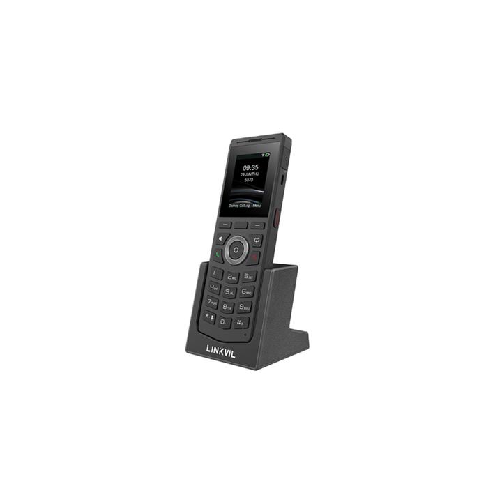 Teléfono IP Wi-Fi portátil y elegante diseñado para aplicaciones de comunicación móvil.