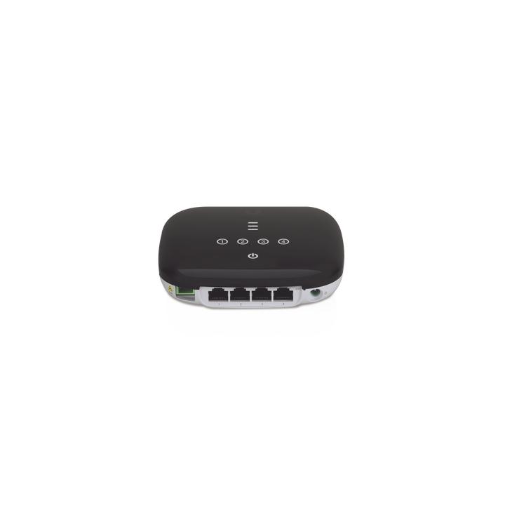 UFiber WiFi 802.11n GPON ONU, Unidad de red óptica con 1 puerto WAN GPON (SC/APC) + 4 puertos LAN Gigabit Ethernet