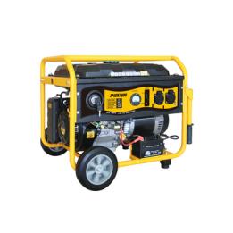 Generador a Gasolina / Planta de Emergencia de 6.5KW, 220Vac 2 Fases, Jaula con Ruedas para Fácil Traslado y Encendido