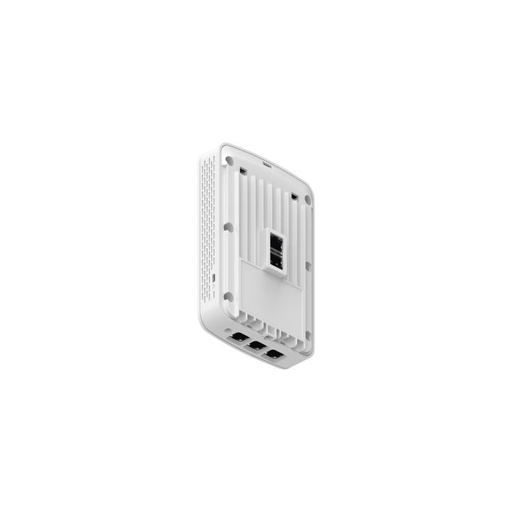 Punto de Acceso Empresarial Wi-Fi 6 / Con diseño para Pared /  3 Puertos Gigabit (1 con Salida PoE) / Doble banda en (
