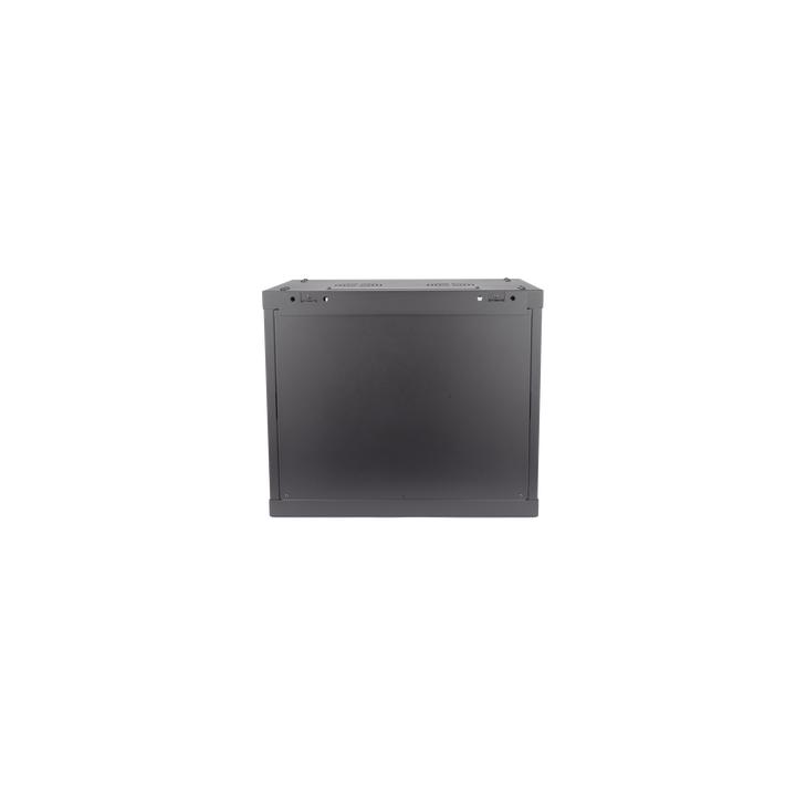 Gabinete para Montaje en Pared - Piso / Puerta de Cristal Templado / Cuerpo Fijo / 9 Unidades de Rack / 19" / Fabricado