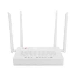 ONU Dual G/EPON con Wi-Fi AC de doble banda, 1 puerto SC/UPC + 2 puertos LAN Gigabit + 1 puerto FXS