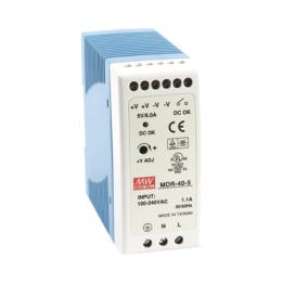 Fuente de poder Industrial Riel Din 5Vcc, 40W