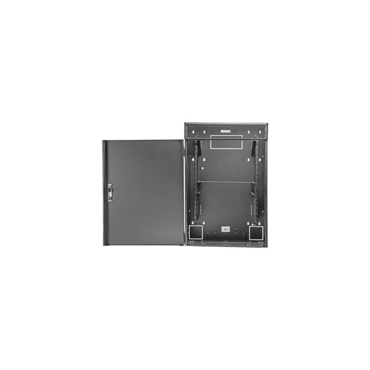Gabinete de Montaje en Pared TrueEdge™, Con 9 UR para Equipo Activo y 9 UR para Paneles de Parcheo, Fabricado en