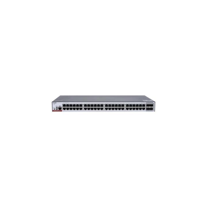 RG-CS83-48GT4XS-PD Switch Administrable Capa 3 PoE con 48 puertos Gigabit 802.3af/at + 4 SFP+ para fibra 10Gb, hasta
