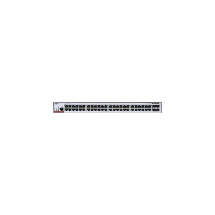 RG-CS83-48GT4XS-PD Switch Administrable Capa 3 PoE con 48 puertos Gigabit 802.3af/at + 4 SFP+ para fibra 10Gb, hasta